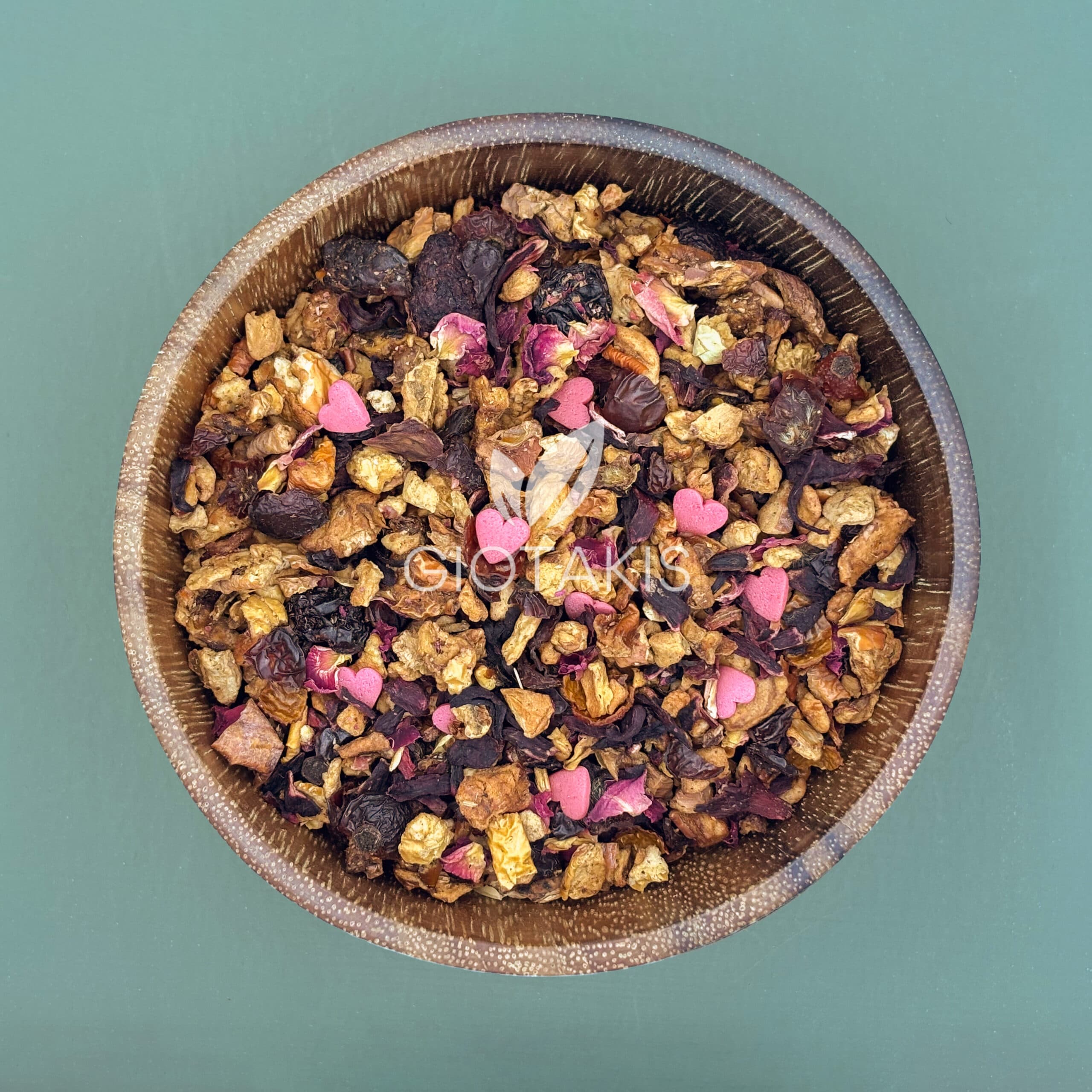 Τσάι Φρούτων Κόκκινες Καρδιές Χωρίς Τεϊνη